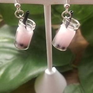 ✨Handmade✨ Boba Tea Earrings